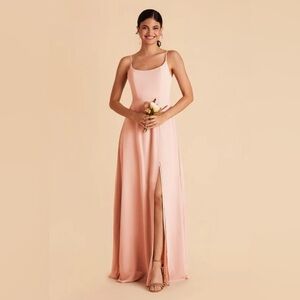 Medium Birdy Grey Blush Pink Amy Chiffon Bridesmaids Dress (New with Tags!)